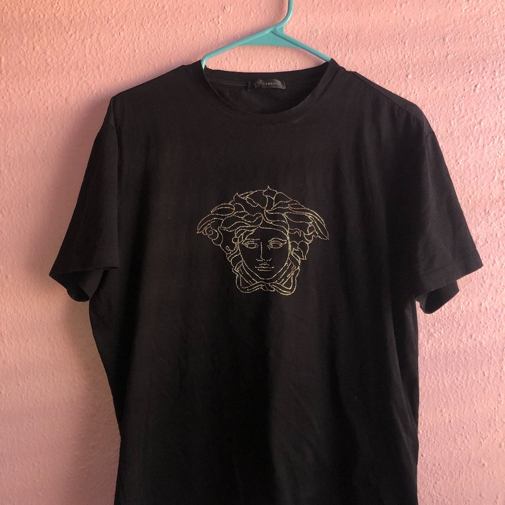Authentic 2019 Versace Medusa Crystal shirt